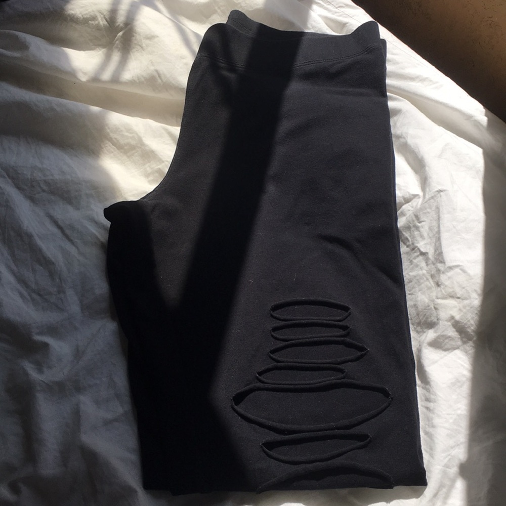 Express black leggings